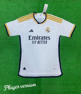 REAL MADRID HOME JERSEY PLAYER VERSION QUALITY 23/24