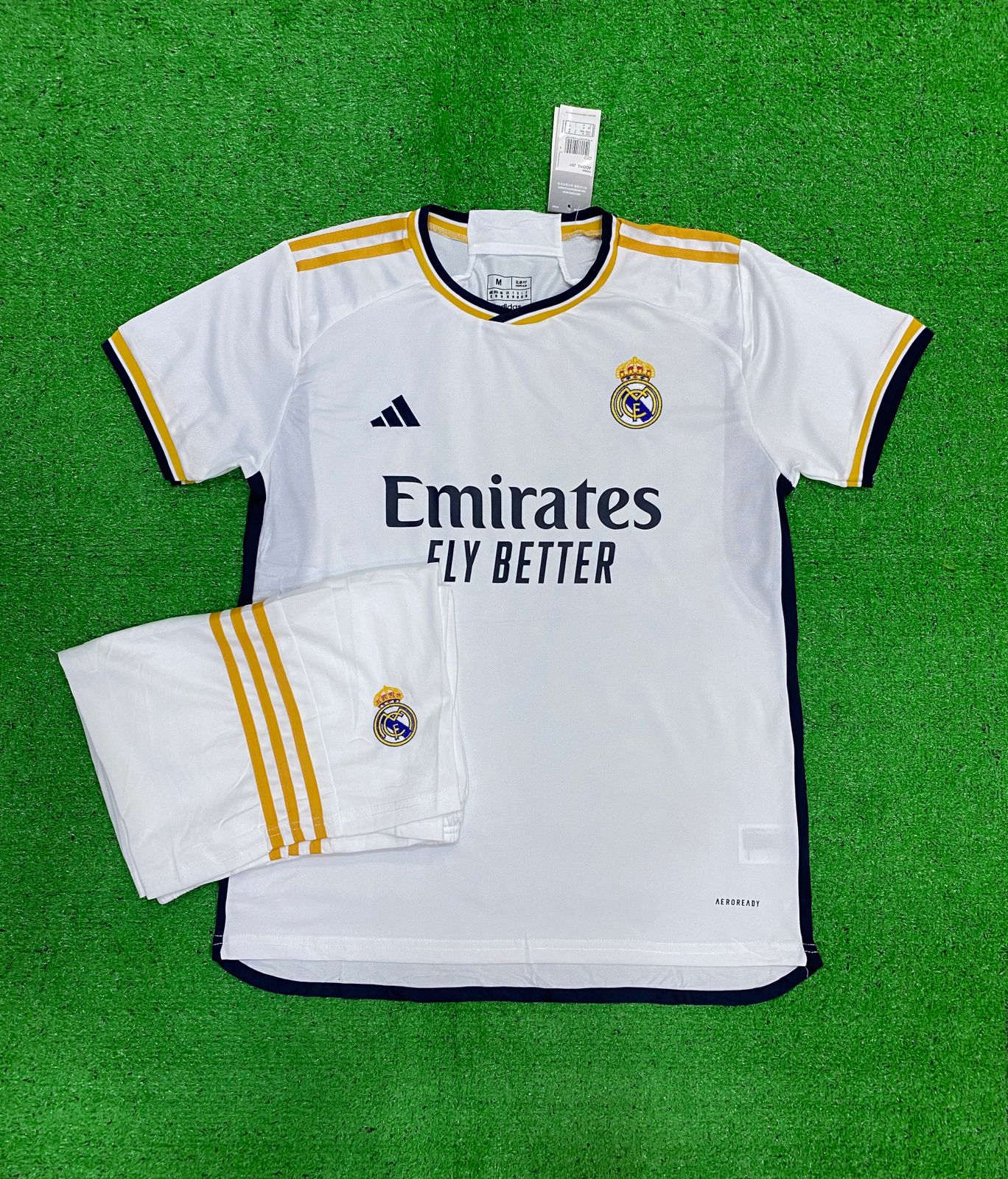 REAL MADRID HOME WITH SHORTS FAN VERSION