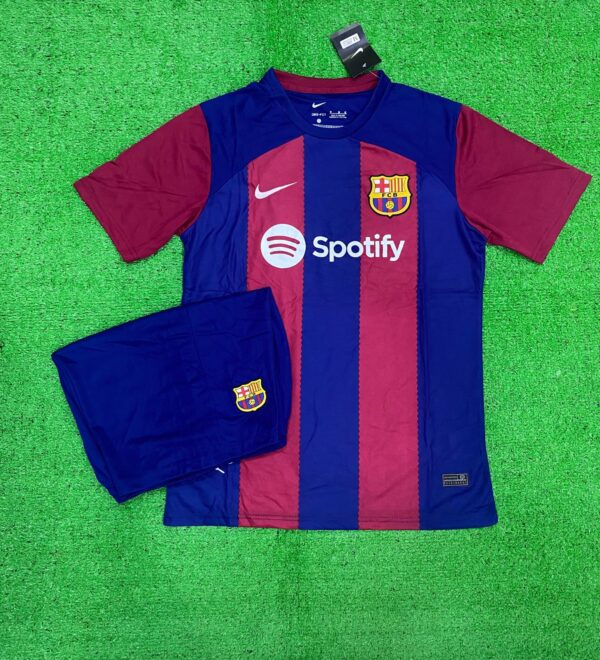 BARCELONA HOME WITH SHORTS FAN VERSION