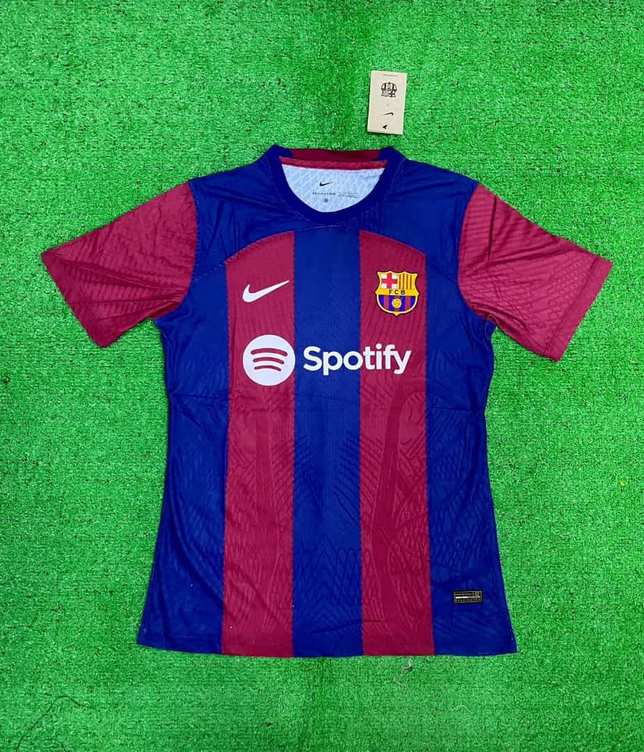 BARCELONA HOME JERSEY PLAYER VERSION QUALITY 23/24