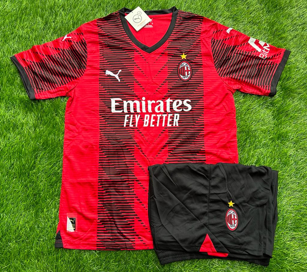 AC MILAN HOME WITH SHORTS FAN VERSION