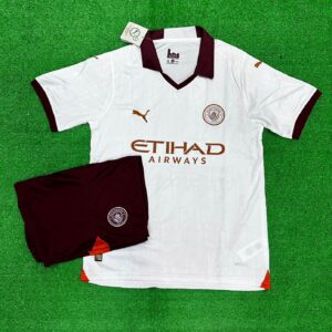 MANCHESTER CITY AWAY WITH SHORTS FAN VERSION
