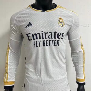 REAL MADRID HOME FULL SLEEVE PLAYER VERSION QUALITY 23/24