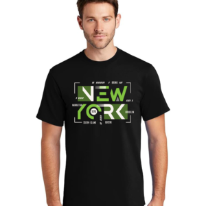 MEN Graphic Print Round Neck T-Shirt NEW YORK 2