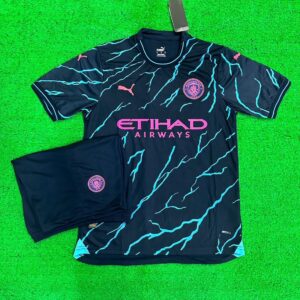 MANCHESTER CITY THIRD JERSEY WITH SHORTS