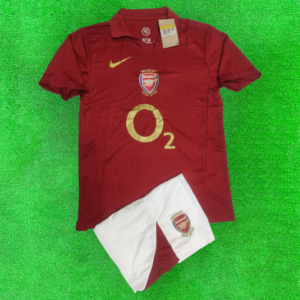 ARSENAL RETRO 2005 JERSEY WITH SHORTS