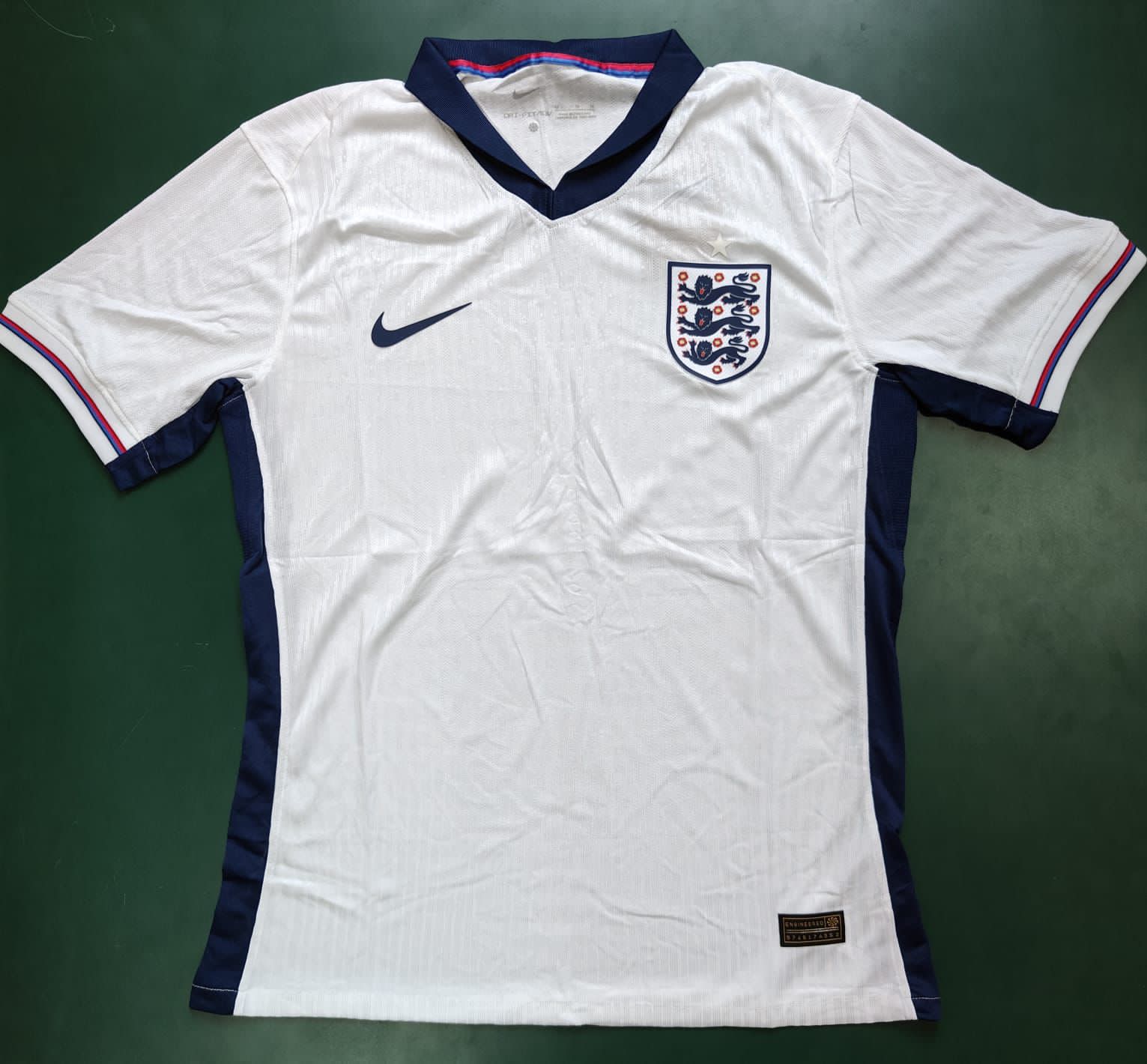 ENGLAND HOME JERSEY PLAYER VERSION QUALITY