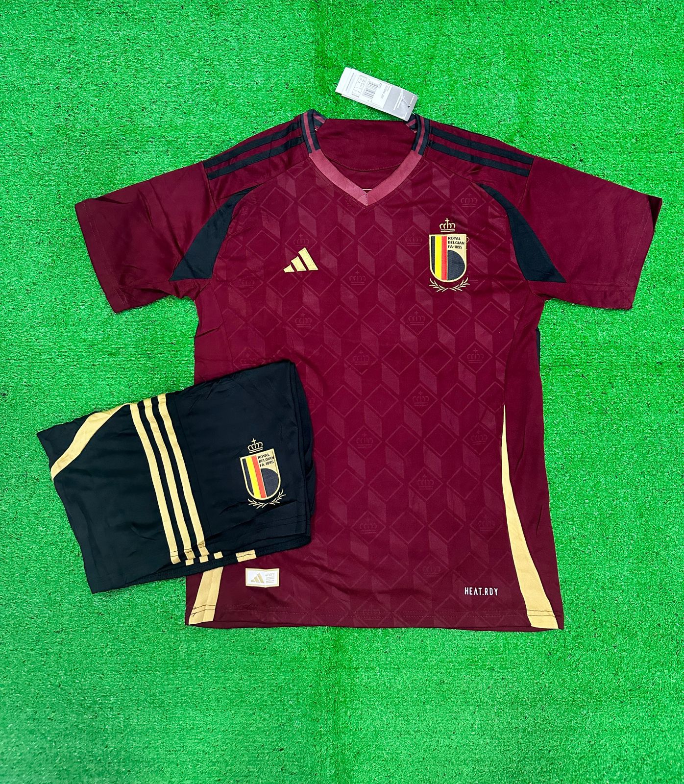 BELGIUM HOME JERSEY WITH SHORTS