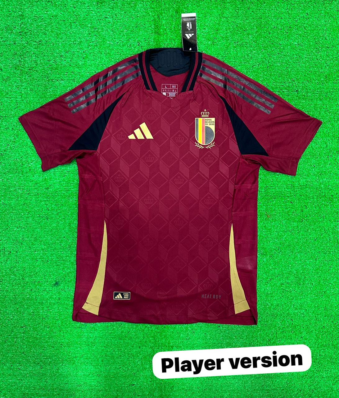 BELGIUM HOME JERSEY PLAYER VERSION QUALITY