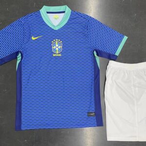 BRAZIL AWAY JERSEY WITH SHORTS