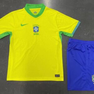 BRAZIL HOME JERSEY WITH SHORTS