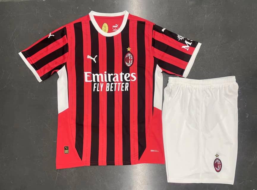 AC MILAN HOME 24/25 JERSEY WITH SHORTS