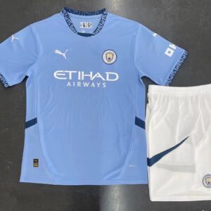 MANCHESTER CITY HOME 24/25 JERSEY WITH SHORTS