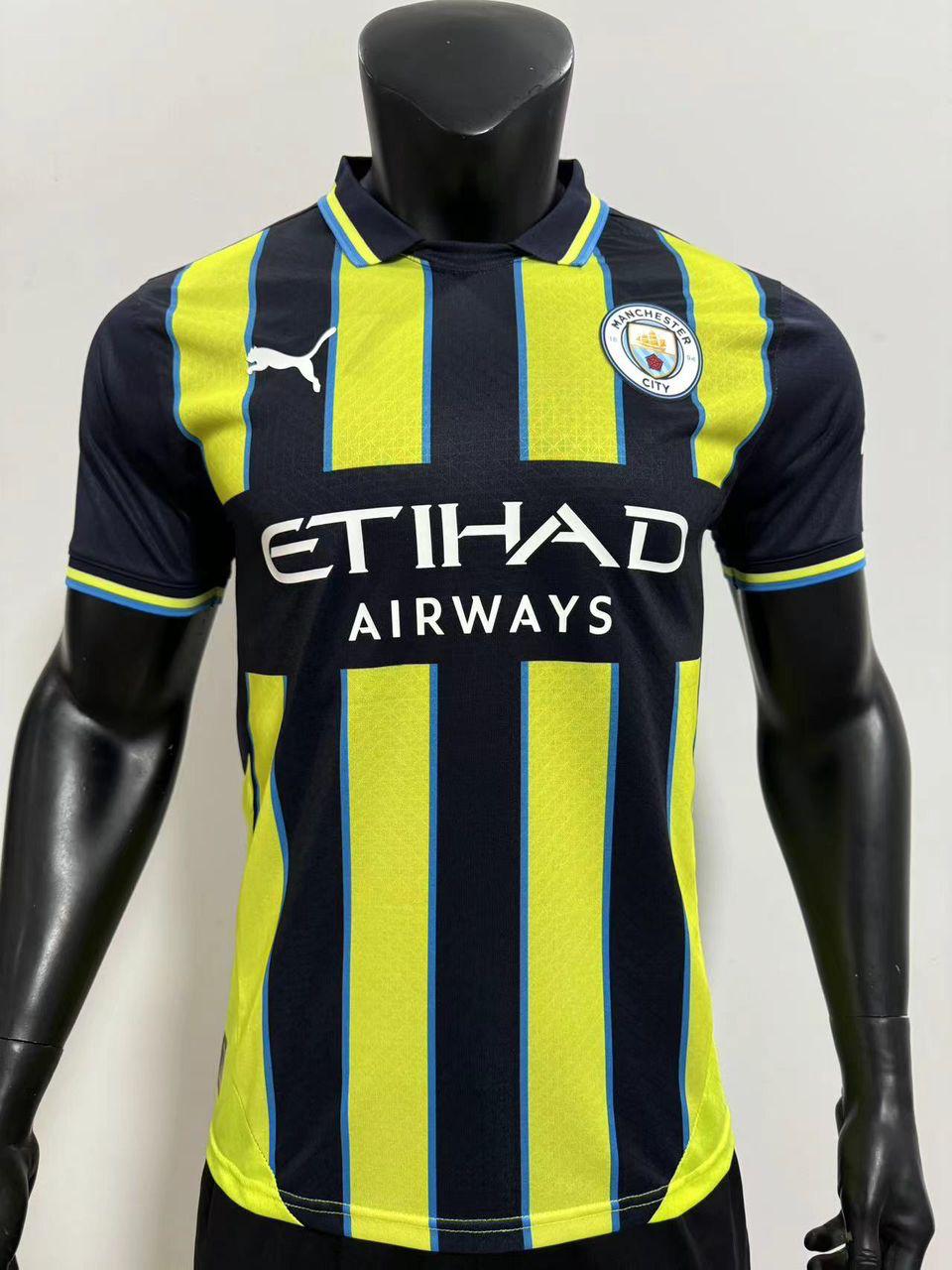 MANCHESTER CITY 24/25 AWAY JERSEY PLAYER VERSION QUALITY