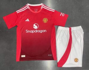 MANCHESTER UNITED HOME 24/25 JERSEY WITH SHORTS 