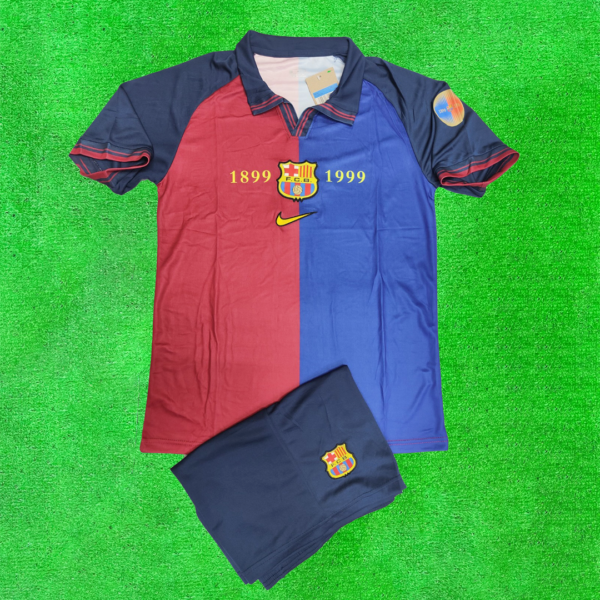 BARCELONA RETRO 1899/1999 JERSEY WITH SHORTS