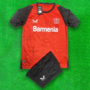 BAYER LEVERKUSEN HOME JERSEY WITH SHORTS