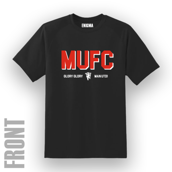 MANCHETSER UNITED-MUFC BLACK T SHIRT