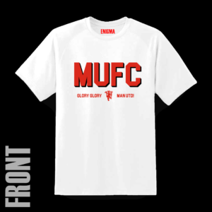 MANCHETSER UNITED-MUFC WHITE T SHIRT