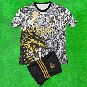 REAL MADRID SPECIAL DRAGON -1 JERSEY WITH SHORTS