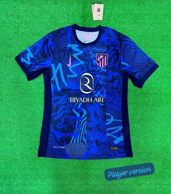 ATLETICO MADRID THIRD 24/25 JERSEY PLAYER VERSION QUALITY