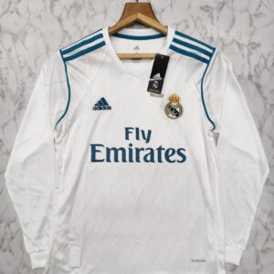 REAL MADRID 2017-18 HOME FULL SLEEVE RETRO JERSEY