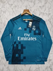 REAL MADRID 2017-18 THIRD FULL SLEEVE RETRO JERSEY 