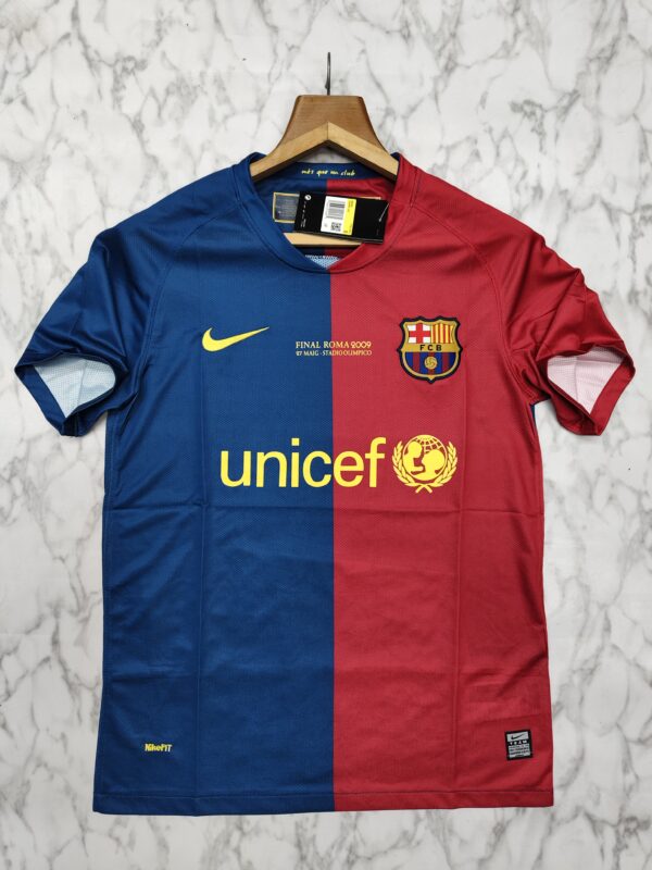 BARCELONA 2009 HOME RETRO JERSEY MASTER COPY