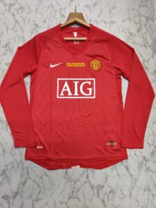 MANCHESTER UNITED 2008 HOME FULL SLEEVE RETRO JERSEY