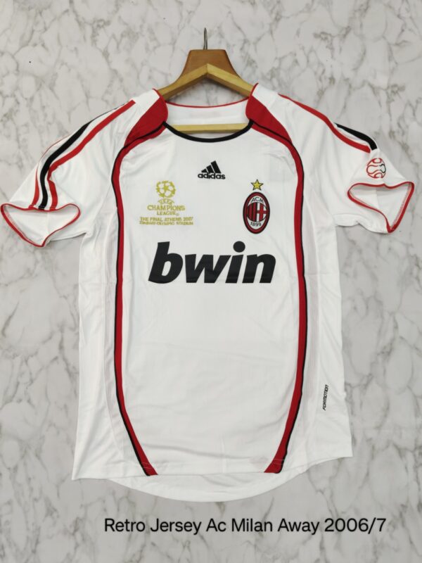 AC MILAN 2006/07 AWAY RETRO JERSEY MASTER COPY