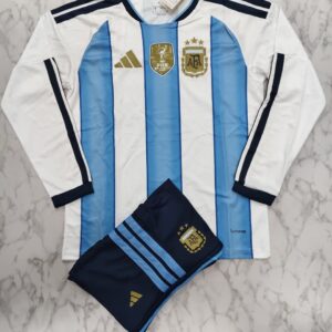 ARGENTINA HOME FULL SLEEVE 25/26 WITH SHORTS