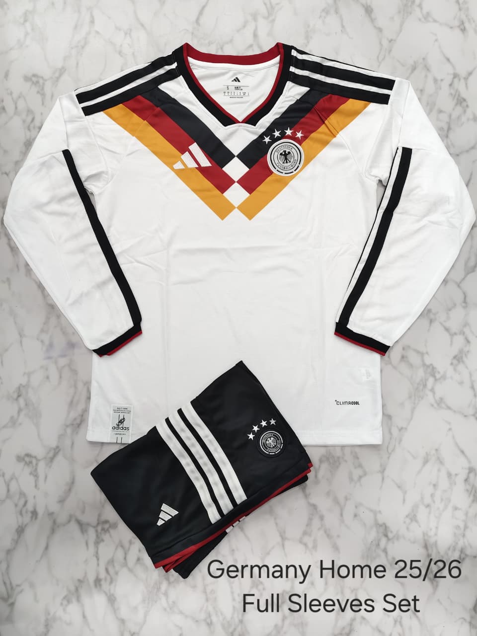 GERMANY HOME FULL SLEEVE 25/26 WITH SHORTS
