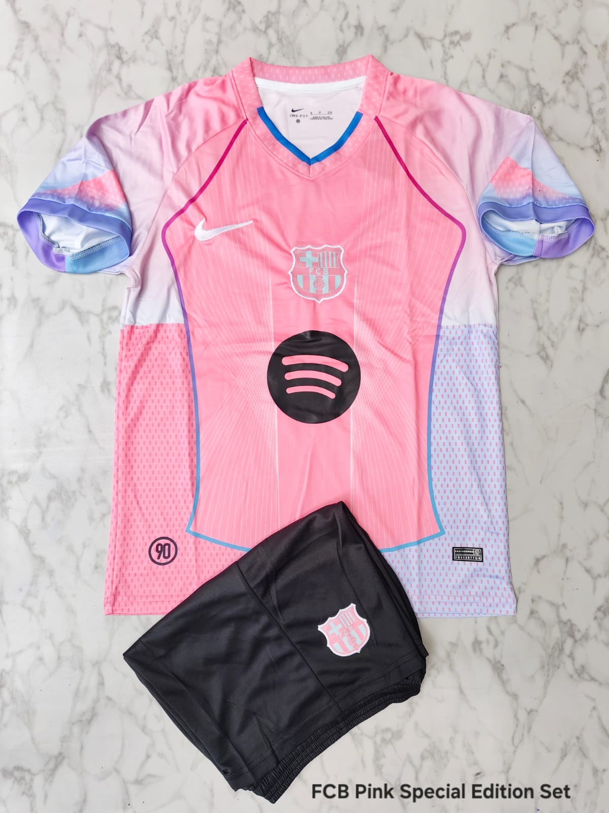 (MEDIUM) BARCELONA PINK 25/26 WITH SHORTS