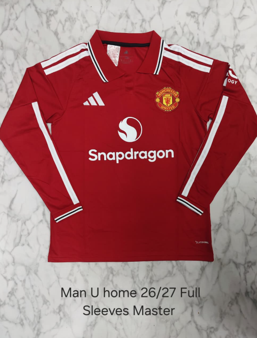 MANCHESTER UNITED HOME FULL SLEEVE MASTER COPY