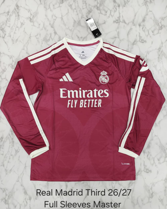 REAL MADRID THIRD FULL SLEEVE MASTER COPY