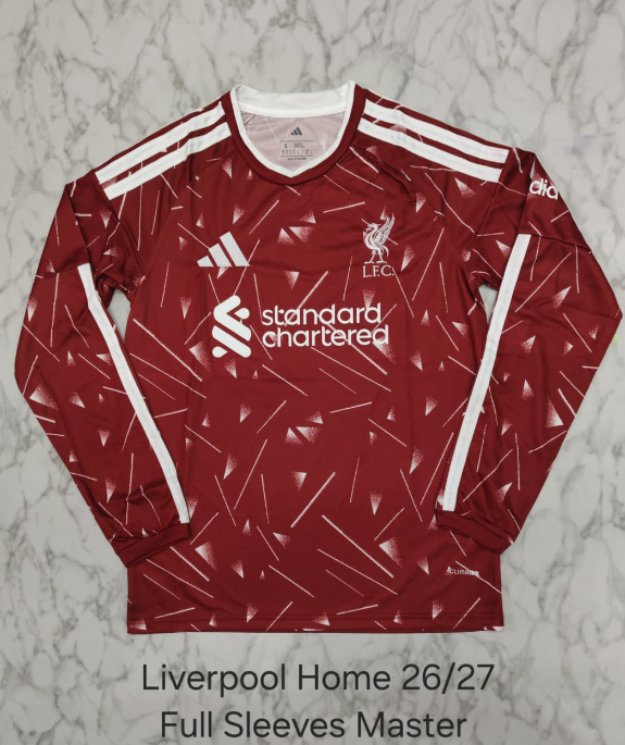 (CUSTOMISED) LIVERPOOL HOME FULL SLEEVE MASTER COPY