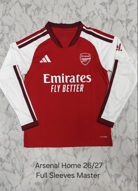 ARSENAL HOME FULL SLEEVE MASTER COPY