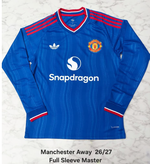 MANCHESTER UNITED AWAY FULL SLEEVE MASTER COPY