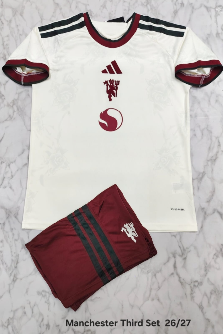 MANCHESTER UNITED THIRD 26/27 WITH SHORTS
